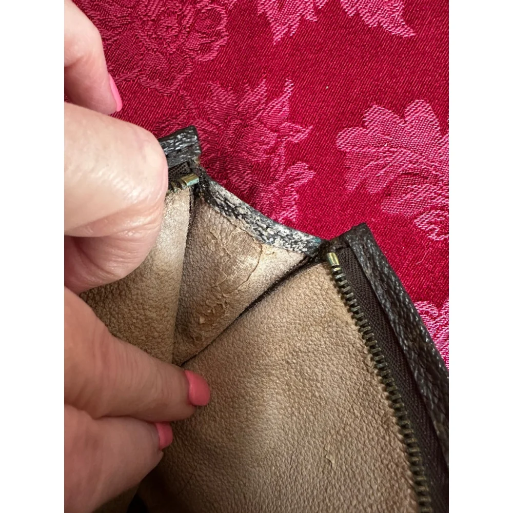 Louis Vuitton Brown Monogram Small Zip Pouch - Picture 7 of 10